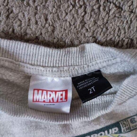 COPY - Marvel Superheroes Toddler Graphic Sweatshirt Heather Grey Size 2T PRE-O… - Picture 3 of 4
